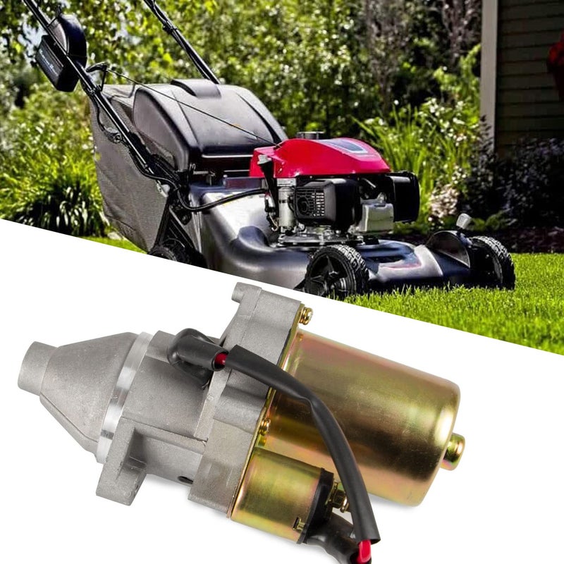 RANSOTO Starter Motor Compatible with Honda GX340 GX390 GX420 11HP 13HP 16HP Afron, Allmand, Ditch Witch, with Solenoid Replaces 1280002750, 31210ZB80130, 31210ZE30130, 31210-ZE3-023, DB5B6, DB5B8, SND0288 - Image 2